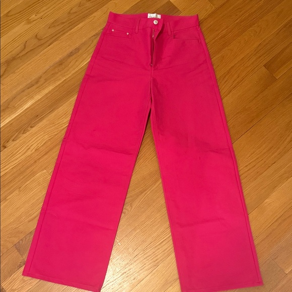 Wandler Denim - Wandler Hot Pink Flare Jeans